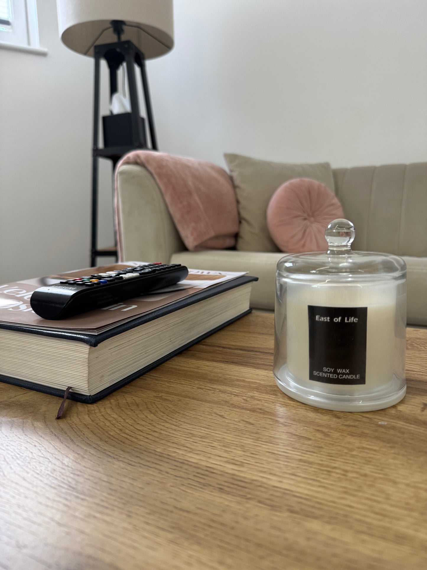 Eco Friendly Soy Wax Scented Candle White & Black Edition Aromatherapy Candle